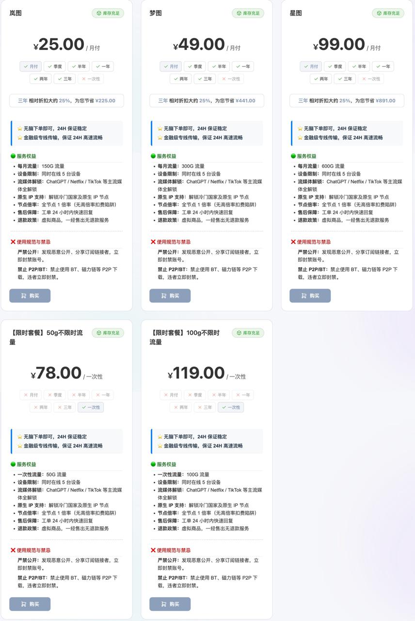 云图机场套餐价格